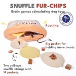 Interactive Dog Enrichment Puzzle Snuffle Toy