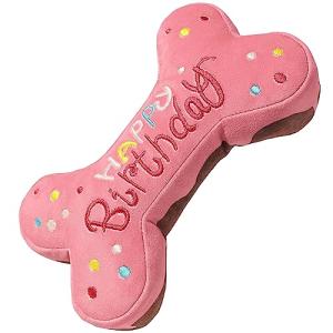 Cute Bone Shaped Birthday Toy for Dogs