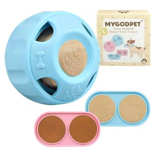 Interactive Frozen Treat Tray for Dogs (Blue)