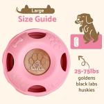 Interactive Frozen Treat Tray for Dogs (Pink)