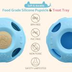 Interactive Frozen Treat Tray for Dogs (Blue)