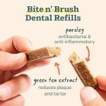 WOOF Dog Toothbrush Toy Bite n' Brush Refills