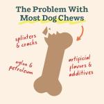 WOOF HonestChew Plant-Based Dog Toy Duo