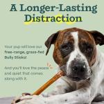 WOOF Bully Sticks Dog Chew Treats - 5 Pack