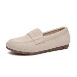 Women's Vespiero Comfortable Slip-On Loafers in Nude