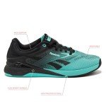 Reebok Nano X5 Women's Cross Training Sneakers, AI Aqua