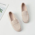 Women's Vespiero Comfortable Slip-On Loafers in Nude