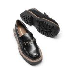 DREAM PAIRS Women's Chunky Heel Slip-On Loafers