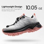 NORTIV 8 Women's Lightweight Quick Lace Hiking Sneakers