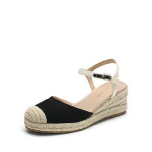 Dream Pairs Women's Closed Toe Wedge Sandals