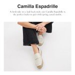Coach Camilla White Espadrille Sandal for Women