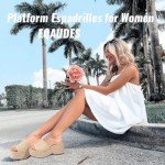 Stylish Women's Platform Espadrille Wedge Sandals