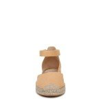 Naturalizer Wren Yellow Canvas Wedge Sandals for Women