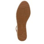 Naturalizer Wren Yellow Canvas Wedge Sandals for Women