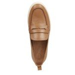 Vionic Women's Camel Leather Uptown Loafer, Size 9