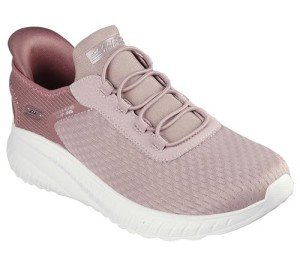 Skechers Women's Slip-On Bobs Squad Sneakers, Blush