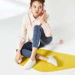 Women's Casual Slip-On Canvas Sneakers - White