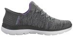 Skechers Women's Memory Foam Slip-On Sneakers - Grey Mint