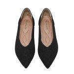 Semwiss Women's Pointed Toe Leopard Ballet Flats