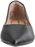 Amazon Essentials Women's Black Faux Leather Flats