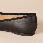 Amazon Essentials Women's Black Billie Ballet Flats