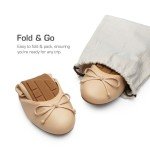 DREAM PAIRS Women's Light Weight Bowknot Flats