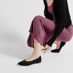 Semwiss Women's Pointed Toe Leopard Ballet Flats