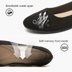 Stylish Black Round Toe Ballerina Flats for Women