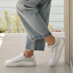 Dr. Scholl's Women's Time Off White Platform Sneakers