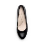 DREAM PAIRS Women's Black Chunky High Heel Pumps