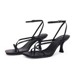 PiePieBuy Women's Open Toe Kitten Heel Sandals