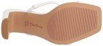 Avery Square Toe White High Heeled Sandal 8.5