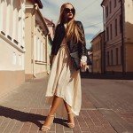 DREAM PAIRS Women's Nude Low Heel Pump Sandals