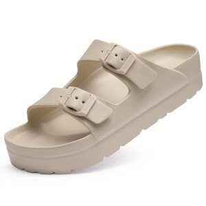 Goosecret Women's Comfortable Adjustable Platform Sandals