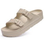 Goosecret Women's Comfortable Adjustable Platform Sandals