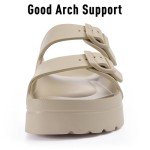 Goosecret Women's Comfortable Adjustable Platform Sandals
