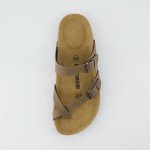 CUSHIONAIRE Luna Women's Comfortable Cork Sandals