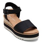 TOMS Women's Diana Black Sandal, Size 7.5