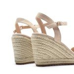 DREAM PAIRS Women's Wedge Sandals - Nude