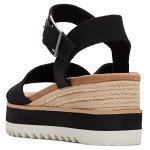 TOMS Women's Diana Black Sandal, Size 7.5