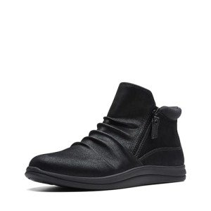 Clarks Women's Black Breeze Range Ankle Boots