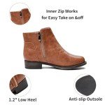 Stylish Women's Chunky Heel Ankle Boots