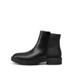 DREAM PAIRS Women's Black Low Heel Chelsea Boots