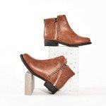 Stylish Women's Chunky Heel Ankle Boots