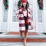 Brown Suede Thigh High Block Heel Boots