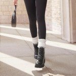 DREAM PAIRS Black Lace-Up Platform Combat Boots