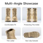 Lightweight 8" Women’s Tactical Combat Boots