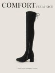 Laurence Over The Knee Thigh High Chunky Heels