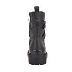 GUESS Women's Orana Black Combat Boots, Size 9.5