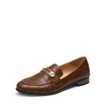 Women's DREAM PAIRS Comfortable Slip-On Loafers - Tan